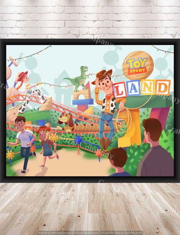 Toy Story Land POSTER Disney Attraction...