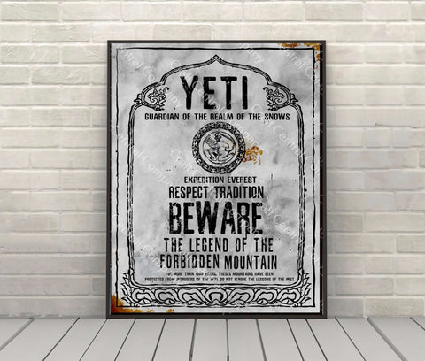 Expedition Everest Poster Attraction Poster Disney...