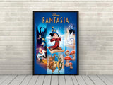 Fantasia Poster Vintage Disney Movie Poster Disneyland Posters Wall Art nursery