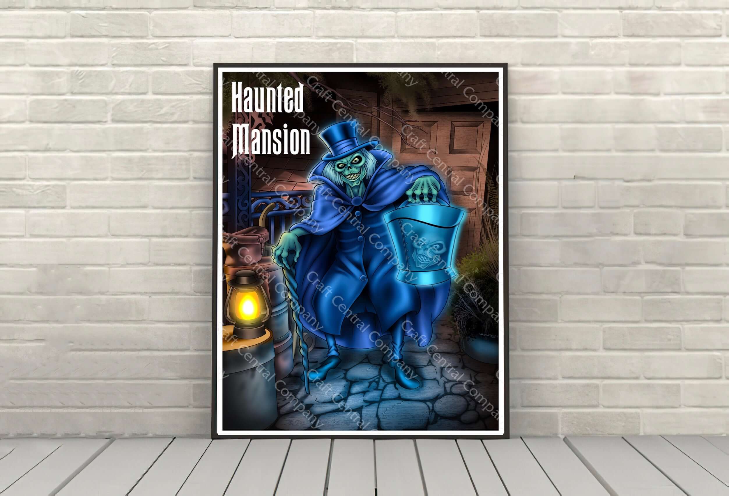 Hat Box Ghost Haunted Mansion Poster...