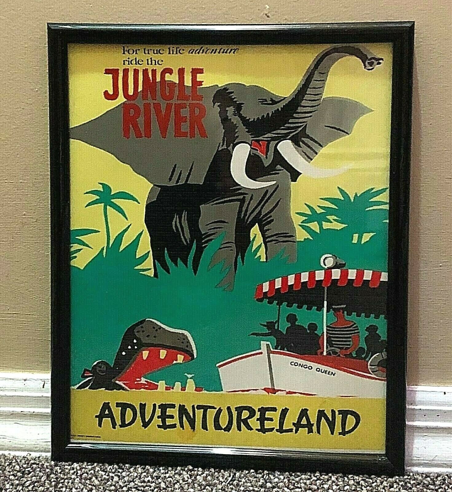 Jungle Cruise Poster Vintage Disney Poster...