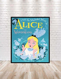 Alice in Wonderland POSTER Disney Attraction Poster Disney Poster Vintage Disney World Poster Movie Poster Classic Disney Movie Poster