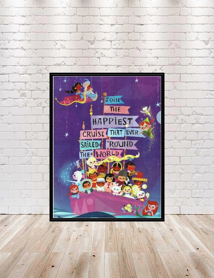 It's A Small World Attraction Poster...