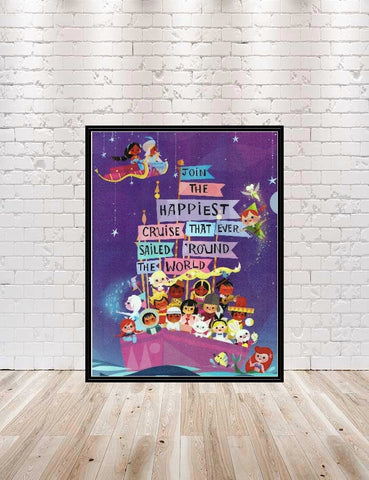 It's A Small World Attraction Poster...