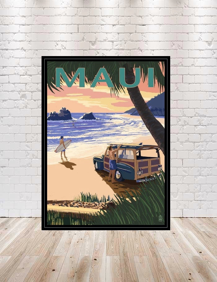 Maui Poster Hawaii Poster Sizes 8x10,...