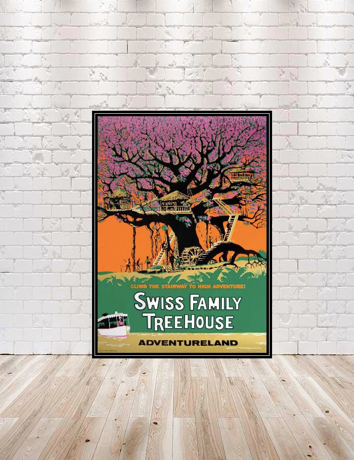 Swiss Family TreeHouse Poster Disney Attraction...