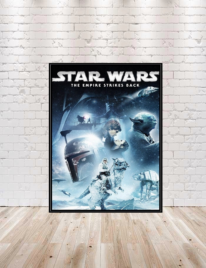 Empire Strikes Back Poster Star Wars...