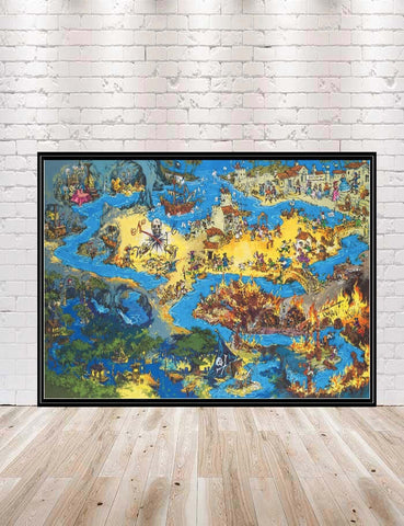 Ride map of Pirates of the...