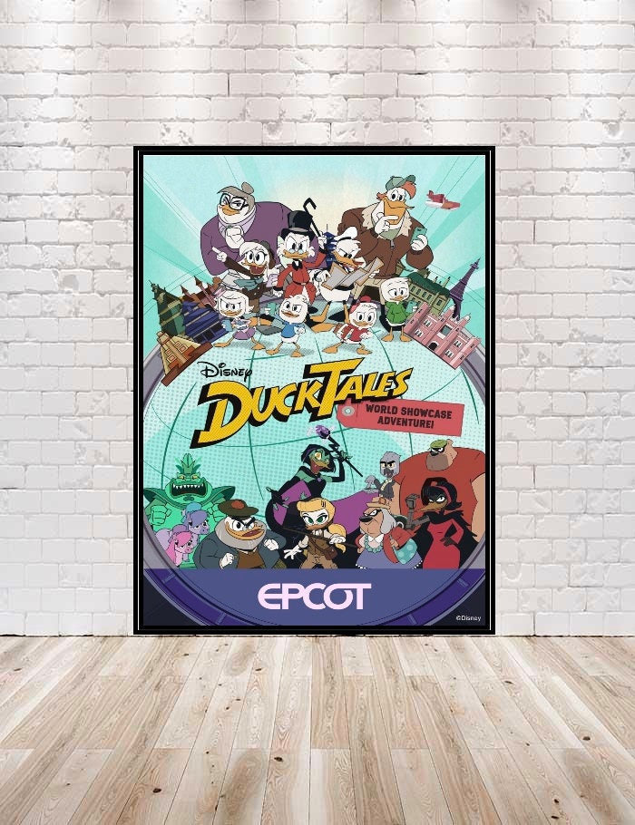 Epcot World Showcase Poster DuckTales Poster...