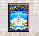 Crystal Palace Poster Vintage Disney Poster Crystal Palace restaurant Poster Vintage Main Street Poster Disney World poster Tokyo Disneyland