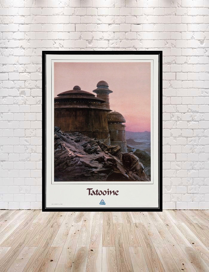 Tatooine Poster Vintage Star tours Poster...