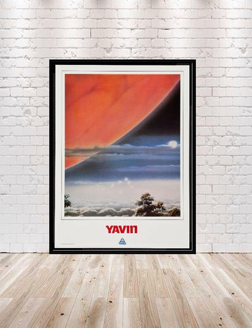 Yavin Poster Vintage Star tours Poster...