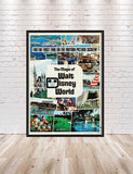 Walt Disney World Poster Vintage Disney Poster The Magic of Disney Magic Kingdom Poster