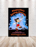 Pinocchio's Daring Journey Poster Pinocchio Poster 8x10 11x14 13x19 16x20 18x24 Vintage Disney Poster Disney World Poster Fantasyland Poster