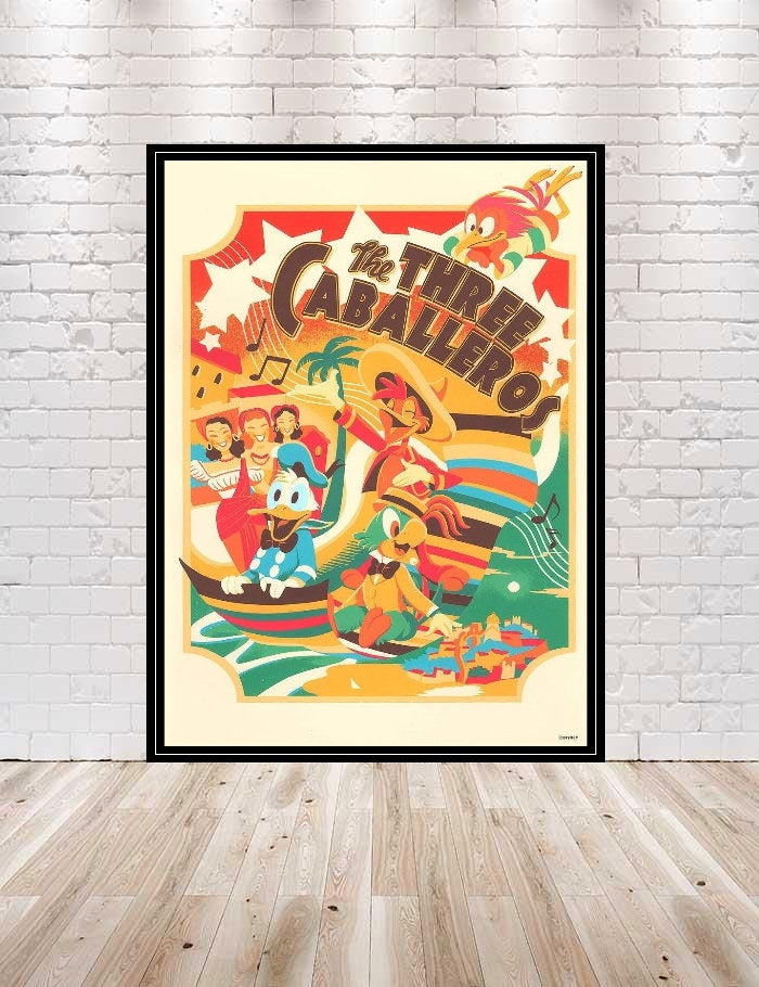 The Three Caballeros Poster Epcot Attraction...