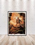 Indiana Jones Adventure Poster Sizes 8x10, 11x14, 13x19, 16x20, 18x24 Vintage Disney Poster Adventureland Poster Indiana Jones Poster