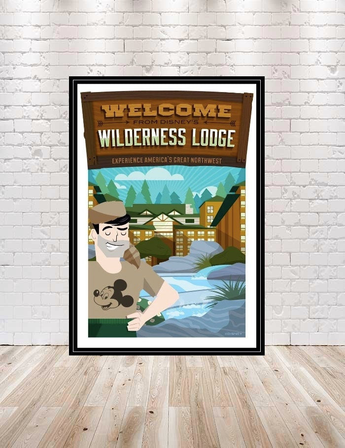 Wilderness Lodge POSTER Wilderness Lodge hotel...