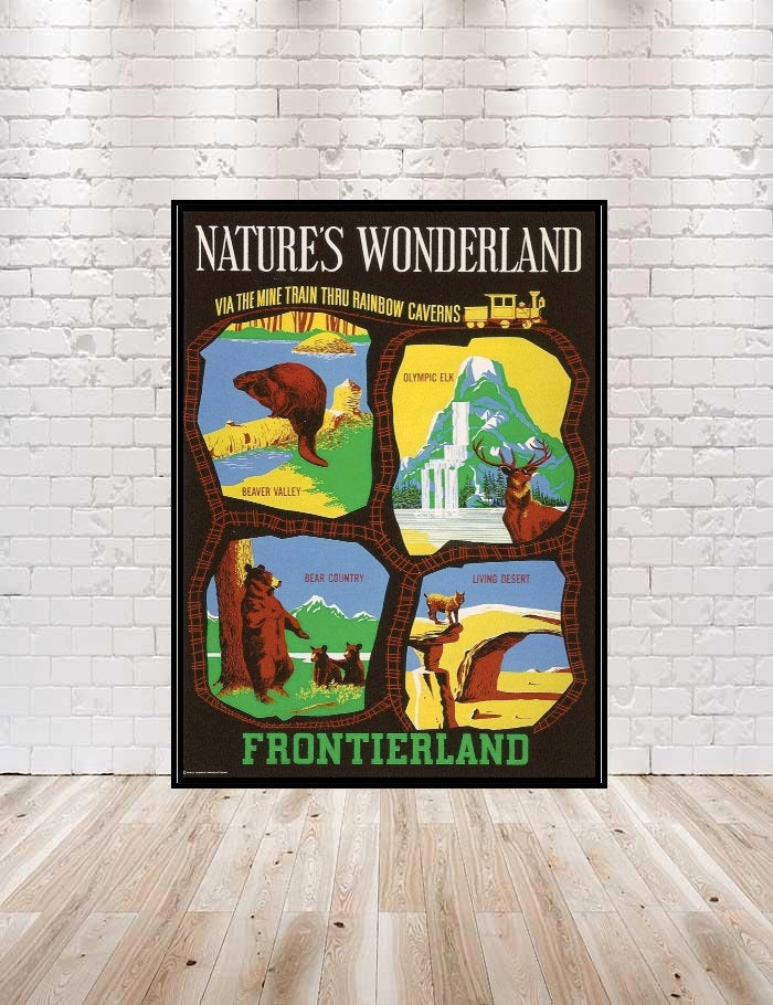 Natures Wonderland Poster Disney World Poster...