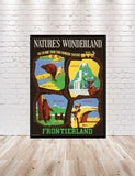 Natures Wonderland Poster Disney World Poster Vintage Disney Poster Disney Frontierland Poster