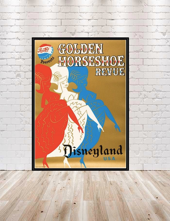 Golden Horseshoe Revue Poster Disneyland Poster...