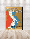 Golden Horseshoe Revue Poster Disneyland Poster Vintage Disney Poster Sizes 8x10, 11x14 13x19 16x20 18x24 Golden Horseshoe Poster Disney USA