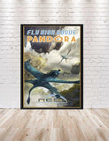 Pandora Poster Flight of Passage Attraction Poster Animal Kingdom Poster Avatar Flying High Above Pandora Poster Disney Poster Disney World