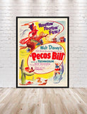 Pecos Bill Poster Walt Disney World Poster Vintage Disney Poster Pecos Bill TechniColor Poster Disneyland Poster Pecos Bill Restaurant