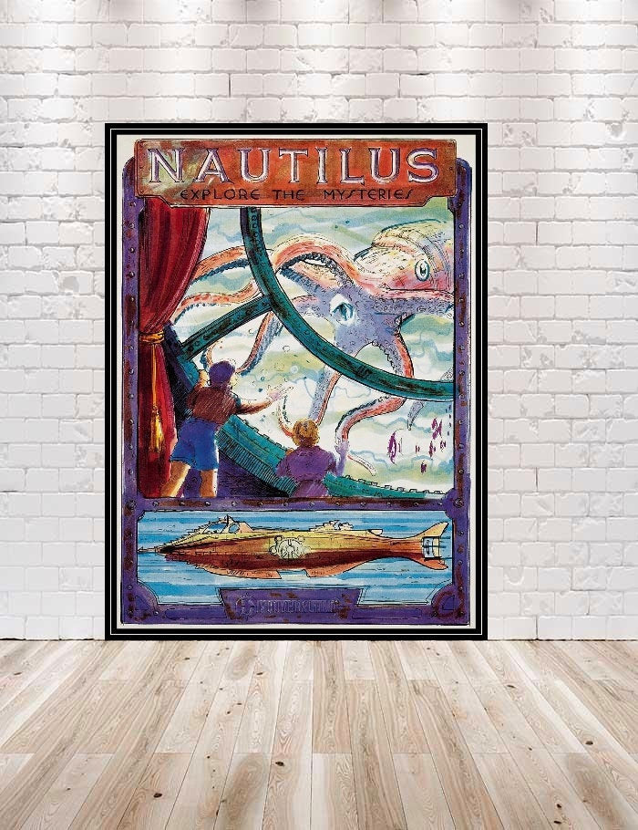 Nautilus Poster Discoveryland Poster Sizes 8x10,...