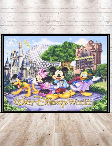 Walt Disney World Poster Vintage Disney...