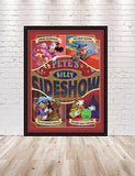 Pete's Silly Sideshow Poster Disney World Poster Vintage Disney Poster Disney Characters Mickey Poster Donald Duck Poster Goofy Poster