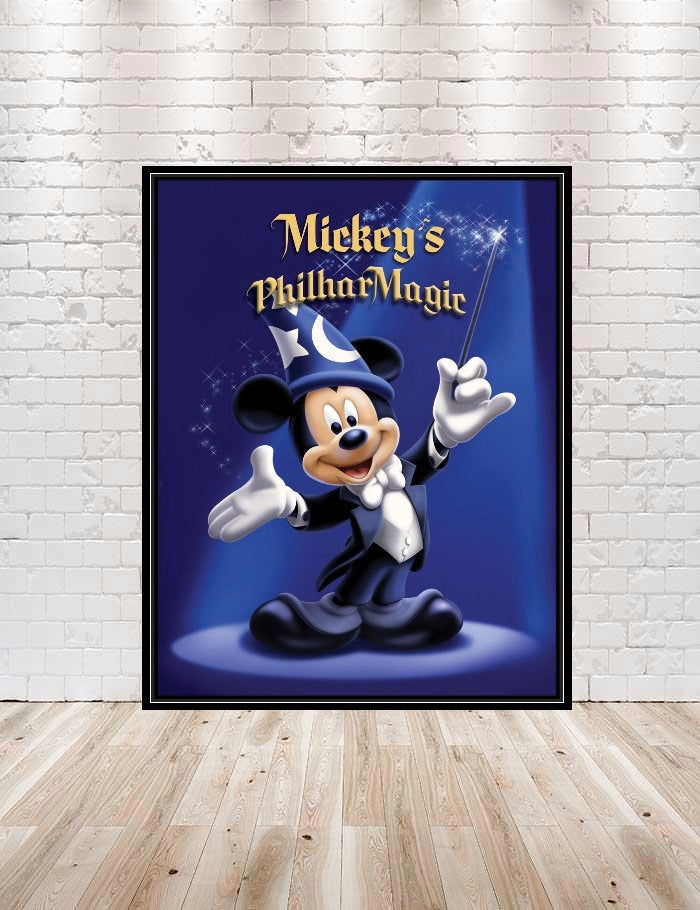 Mickey's Philharmagic Poster Disney World Poster...