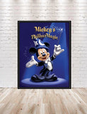 Mickey's Philharmagic Poster Disney World Poster Disney Poster Mickey Mouse Poster Walt Disney Poster Mickeys Philharmagic Poster Disneyland