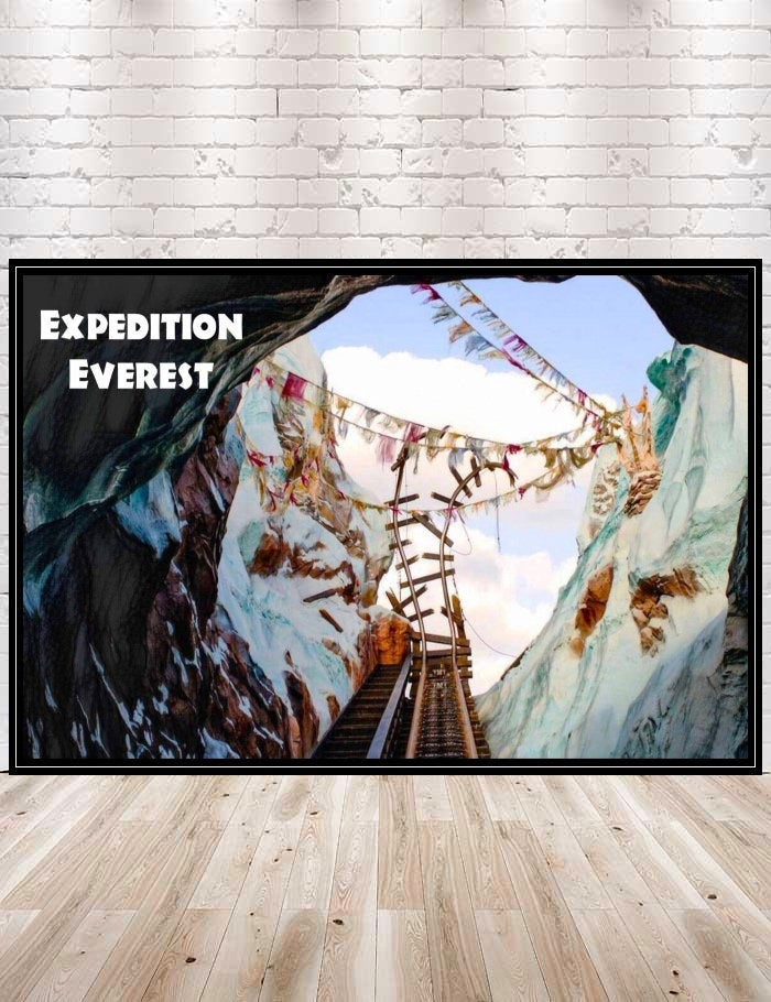 Expedition Everest Poster Animal Kingdom Attraction...