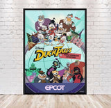 Epcot World Showcase Poster DuckTales Poster D23 Epcot POSTER 8x10, 11x14, 13x19, 16x20, 18x24 Vintage Disney Poster Disney World Poster