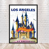 Cinderella Castle POSTER Los Angeles Cinderella Castle Magic Kingdom Poster Vintage Disney Poster (Sizes) 8x10, 11x14, 13x19, 16x20, 18x24