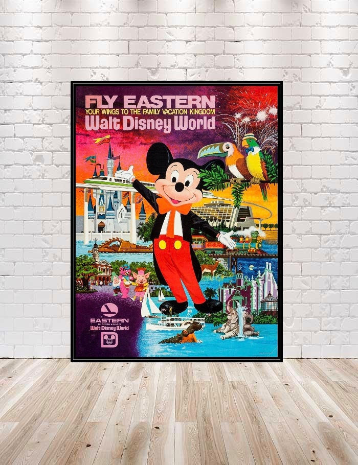 Walt Disney World Poster Vintage Disney...