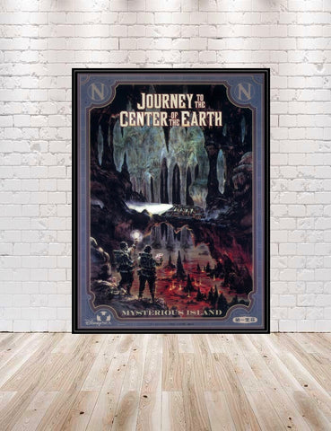 Journey Center Earth Vintage Disney Poster – CraftCentralCompany