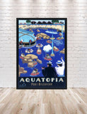 Aquatopia Poster Vintage Disney Poster Vintage Disney World Poster Disney Sea Poster Tokyo Disney Poster Port Discovery Poster
