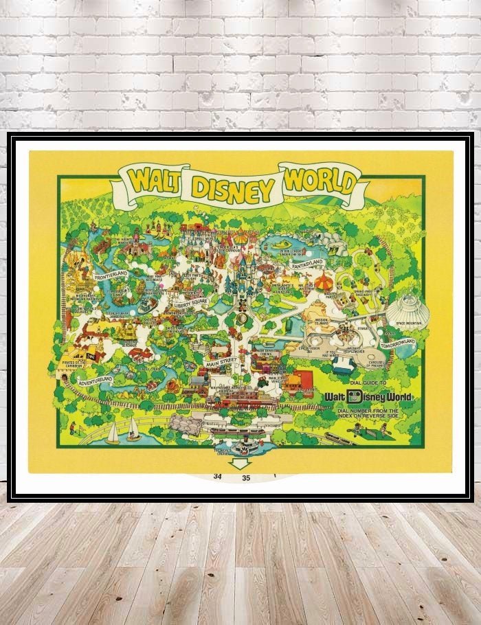 Walt Disney World Map Magic Kingdom...