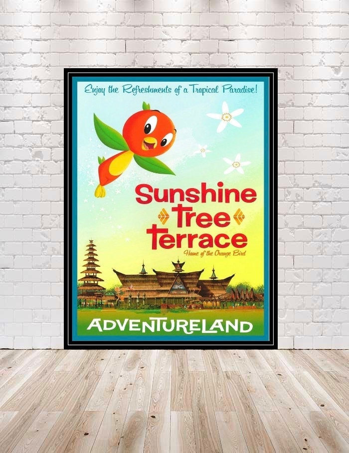 Sunshine Tree Terrace Poster Disney Attraction...