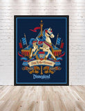 King Arthur Carousel Poster Prince Charming Carousel Poster 8x10, 11x14, 13x19 Vintage Disney Poster Disney World Poster Disneyland Poster