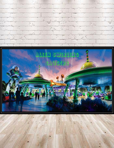Alien Swirling Saucers Poster Toy Story...