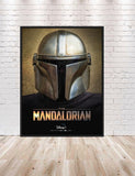 Mandalorian Poster Vintage Disney Poster Star Wars Poster Vintage Poster The Mandalorian Poster Bounty Hunter