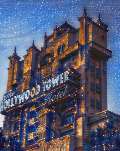 Tower of Terror Poster Disney Attraction...