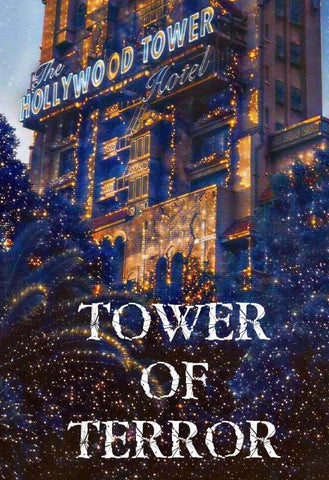Tower of Terror Poster Disney Attraction...