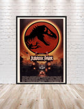 Jurassic Park Poster Universal Studios Poster Vintage Classic Movie Poster T-Rex poster Dinosaur
