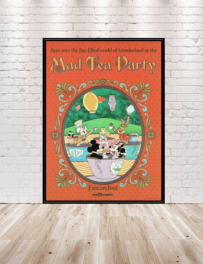 Mad Tea Party Poster Alice in...