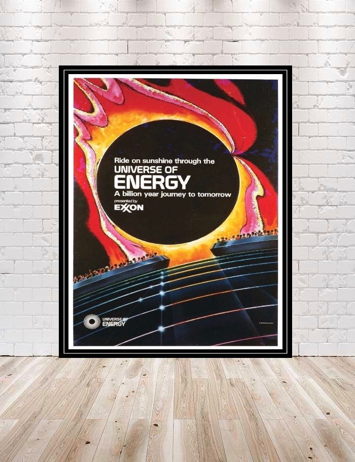 Epcot Poster Universe of Energy Poster...