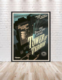 Tower of Terror Attraction Poster Hollywood Studios Posters Vintage Disney Poster Twilight Zone Poster Disneyland Poster Disney World Art