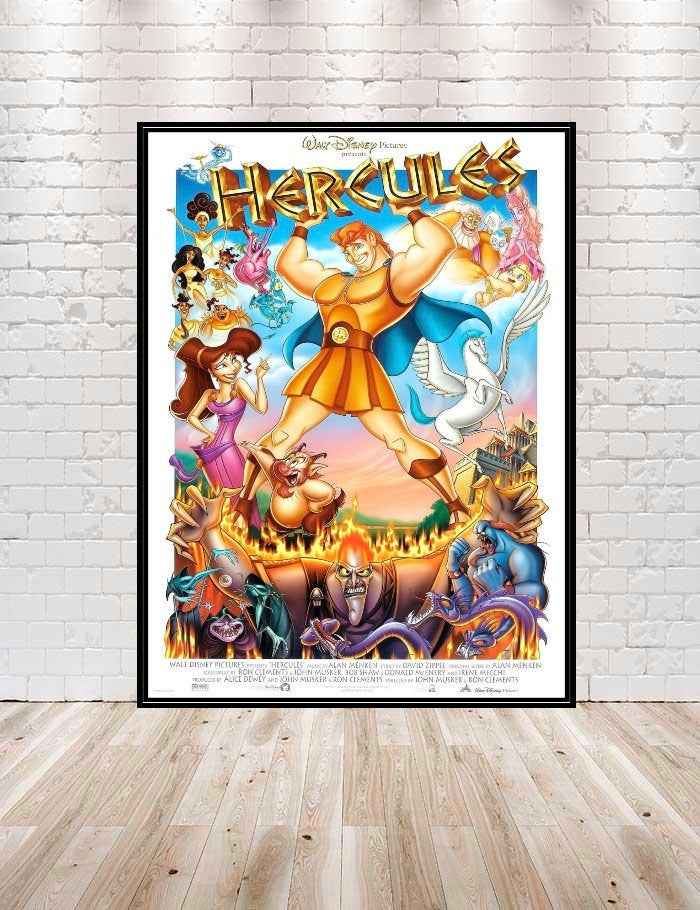 Hercules Poster Classic Disney Movie Poster...